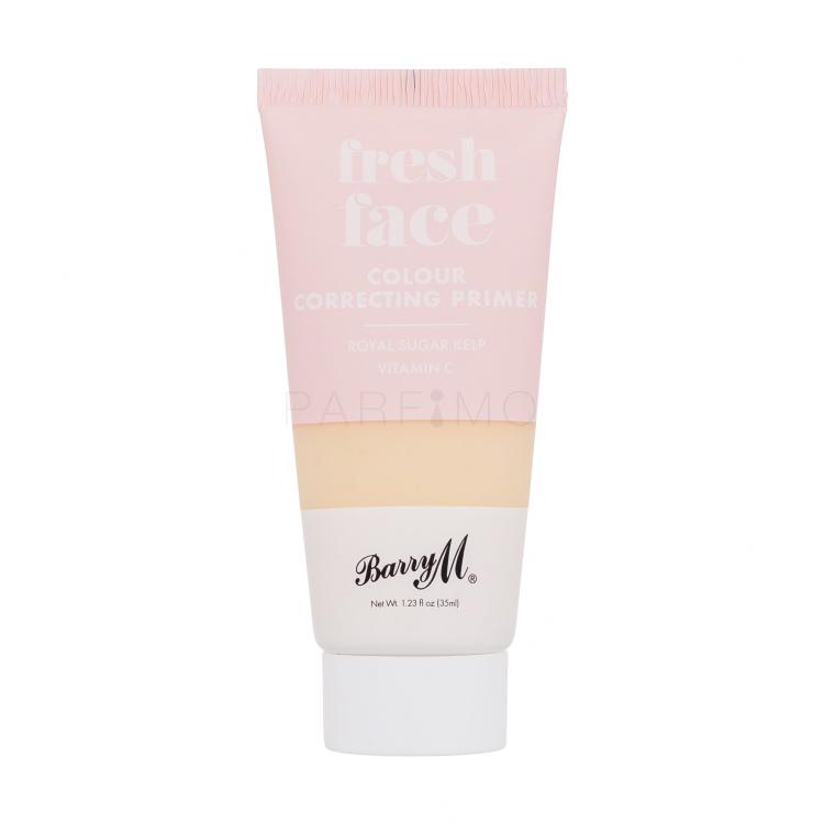 Barry M Fresh Face Colour Correcting Primer Podloga za make-up za žene 35 ml Nijansa Yellow