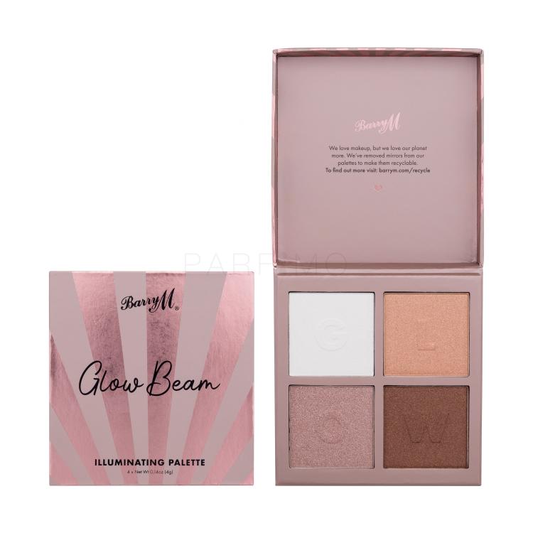 Barry M Glow Beam Illuminating Palette Highlighter za žene 16 g