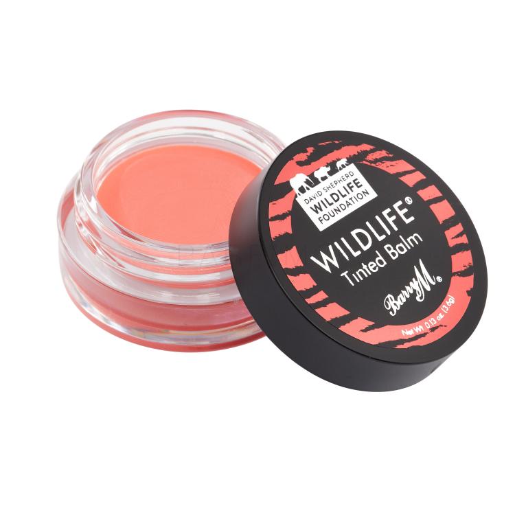 Barry M Wildlife Tinted Balm Balzam za usne za žene 3,6 g Nijansa Sunset Pink