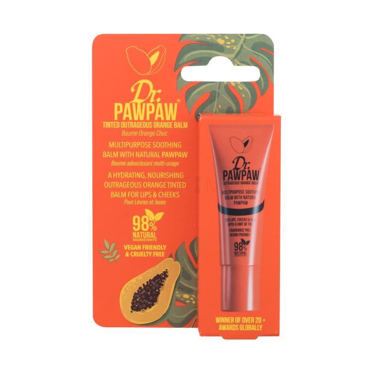 Dr. PAWPAW Balm Tinted Outrageous Orange Balzam za usne za žene 10 ml