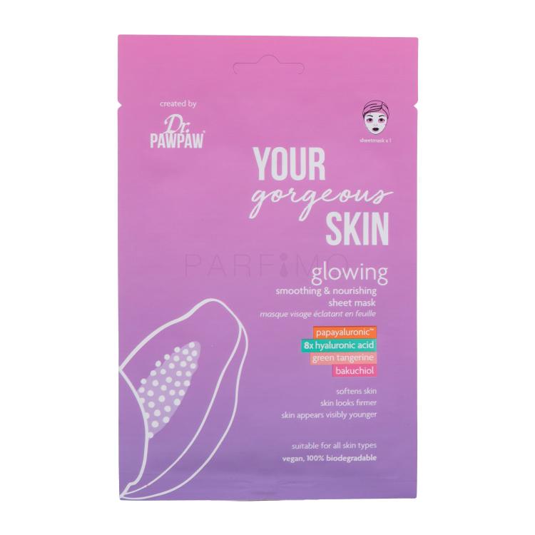 Dr. PAWPAW Your Gorgeous Skin Glowing Sheet Mask Maska za lice za žene 25 ml