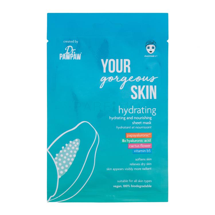 Dr. PAWPAW Your Gorgeous Skin Hydrating Sheet Mask Maska za lice za žene 25 ml