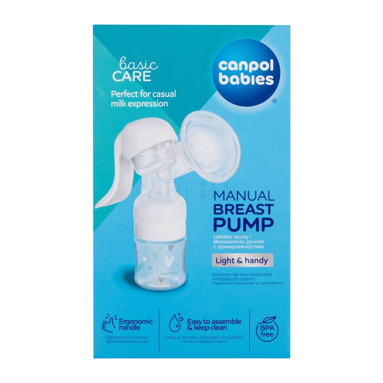 Canpol babies Basic Care Manual Breast Pump Izdajalica za mlijeko za žene 1 kom