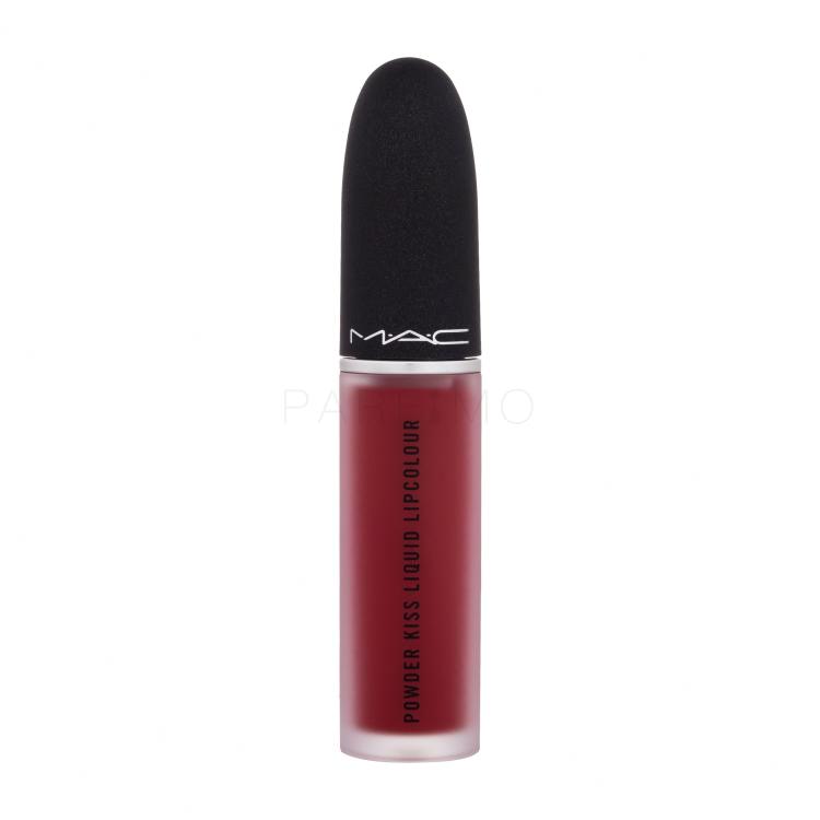 MAC Powder Kiss Liquid Ruž za usne za žene 5 ml Nijansa 975 Ruby Boo