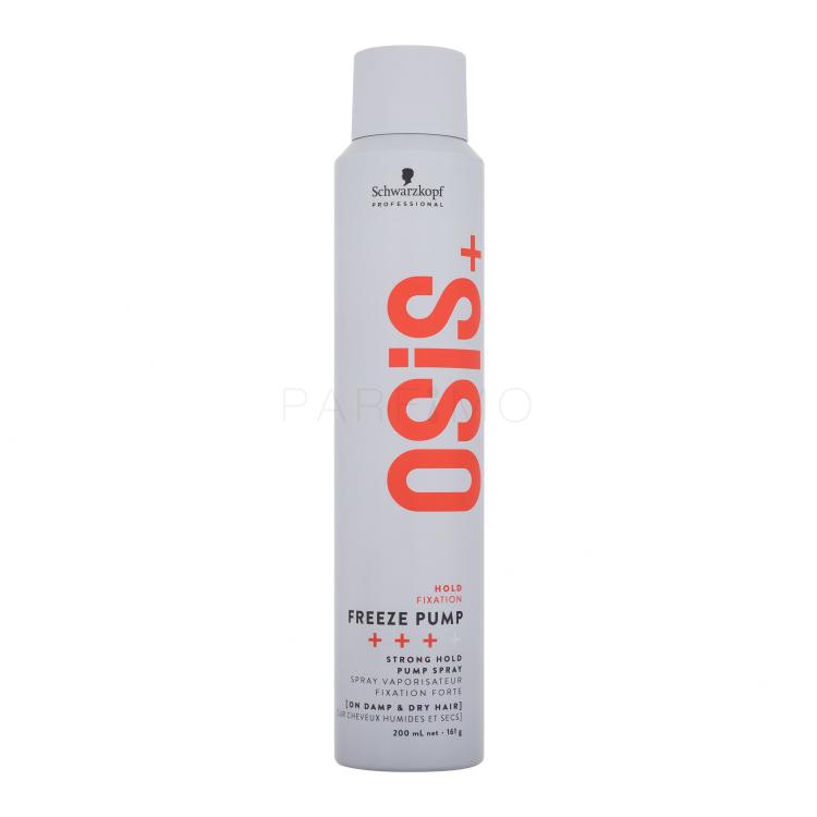 Schwarzkopf Professional Osis+ Freeze Pump Strong Hold Pump Spray Lak za kosu za žene 200 ml