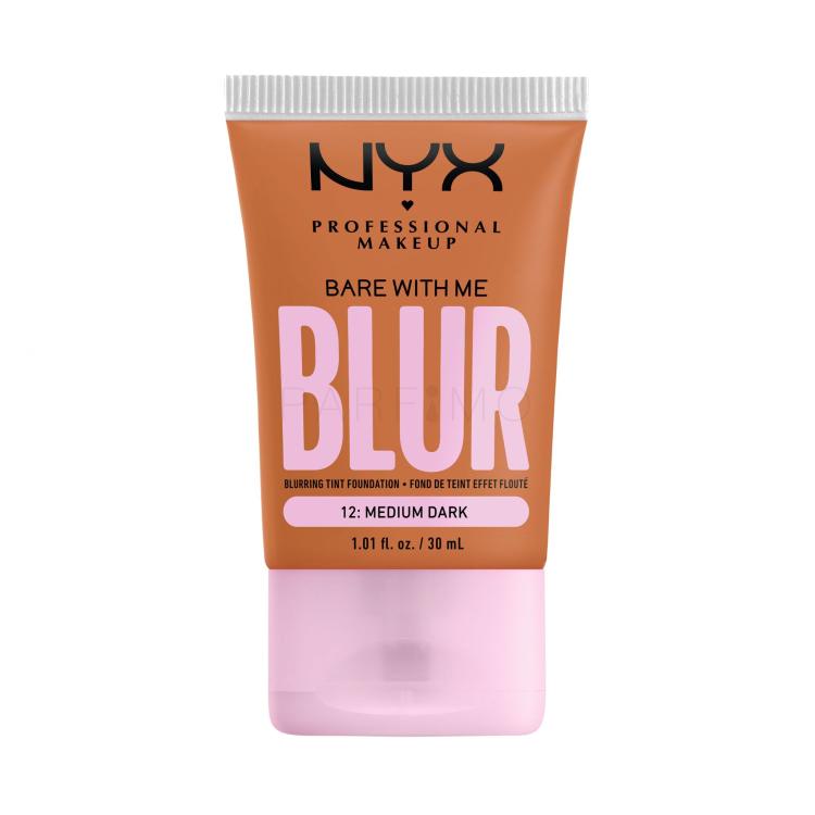 NYX Professional Makeup Bare With Me Blur Tint Foundation Puder za žene 30 ml Nijansa 12 Medium Dark