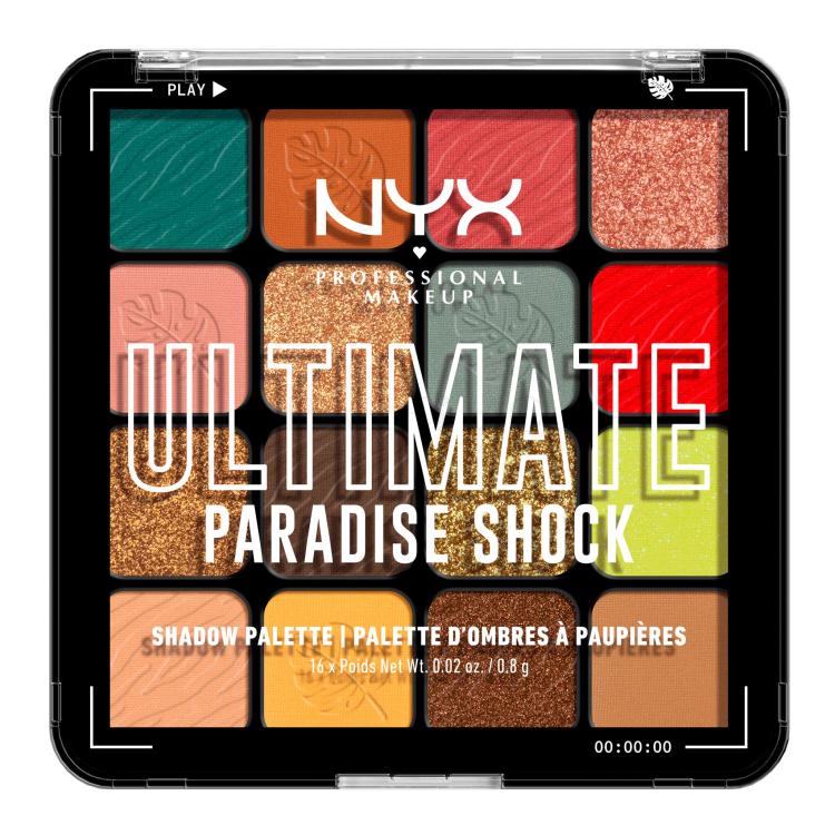 NYX Professional Makeup Ultimate Sjenilo za oči za žene 13,28 g Nijansa 01 Paradise Shock