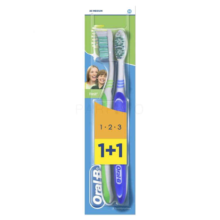 Oral-B 1-2-3 Fresh Medium Zubna četkica set