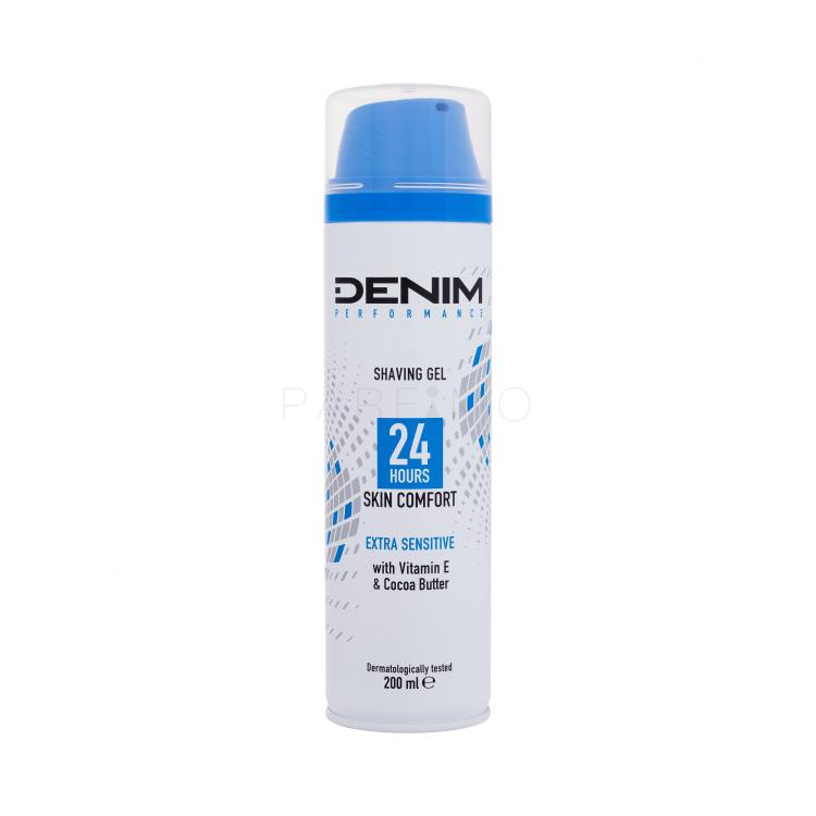 Denim Performance Extra Sensitive Shaving Gel Gel za brijanje za muškarce 200 ml