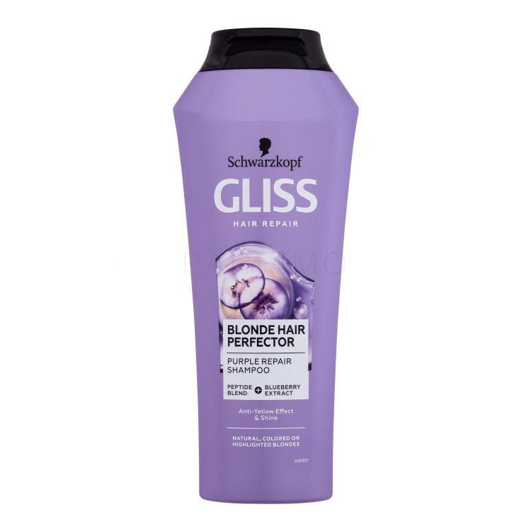 Schwarzkopf Gliss Blonde Hair Perfector Purple Repair Shampoo Šampon za žene 250 ml