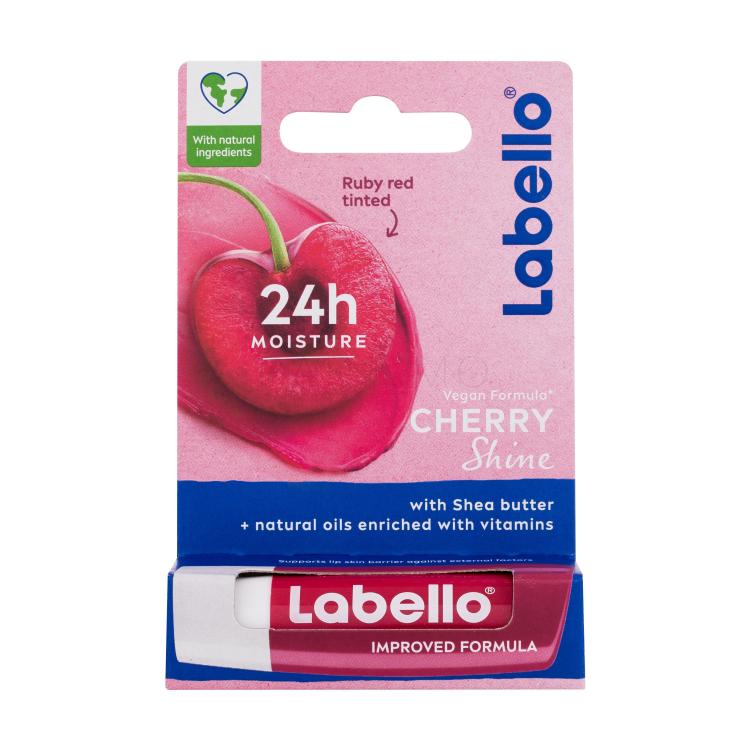 Labello Cherry Shine 24h Moisture Lip Balm Balzam za usne za žene 4,8 g