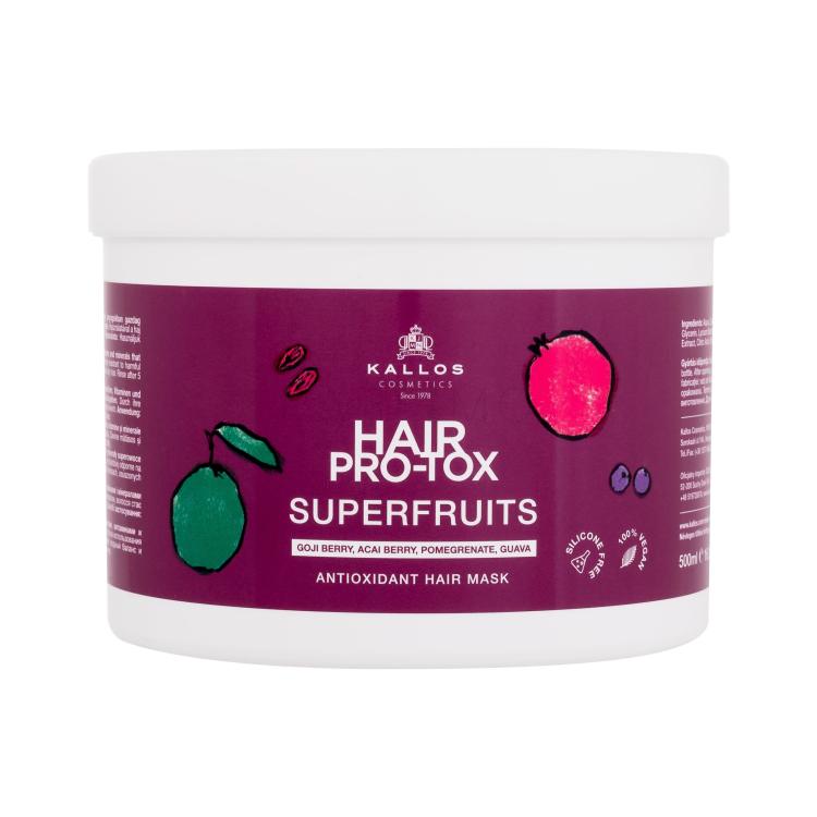 Kallos Cosmetics Hair Pro-Tox Superfruits Antioxidant Hair Mask Maska za kosu za žene 500 ml