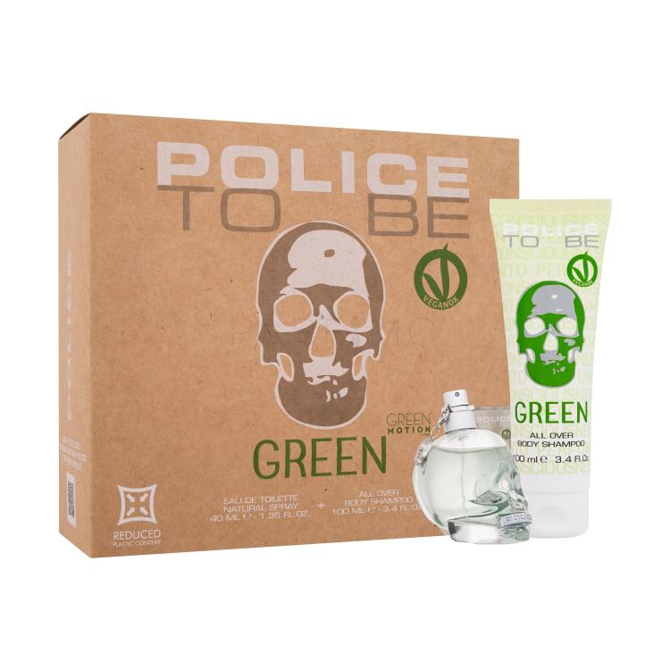 Police To Be Green Poklon set toaletna voda 40 ml + šampon 100 ml