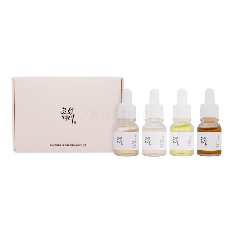 Beauty of Joseon Hanbang Serum Discovery Kit Poklon set serum za lice Ginseng Snail Mucin Revive Serum 10 ml + serum za lice Glow Deep Serum Rice Alpha-Arbutin 10 ml + serum za lice Glow Serum Propolis Niacinamide 10 ml + serum za lice Calming Serum Green Tea Panthenol 10 ml