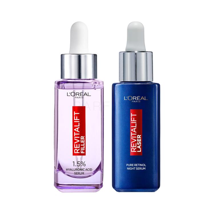 Set Serum za lice L&#039;Oréal Paris Revitalift Laser Pure Retinol Night Serum + Serum za lice L&#039;Oréal Paris Revitalift Filler HA 1,5%