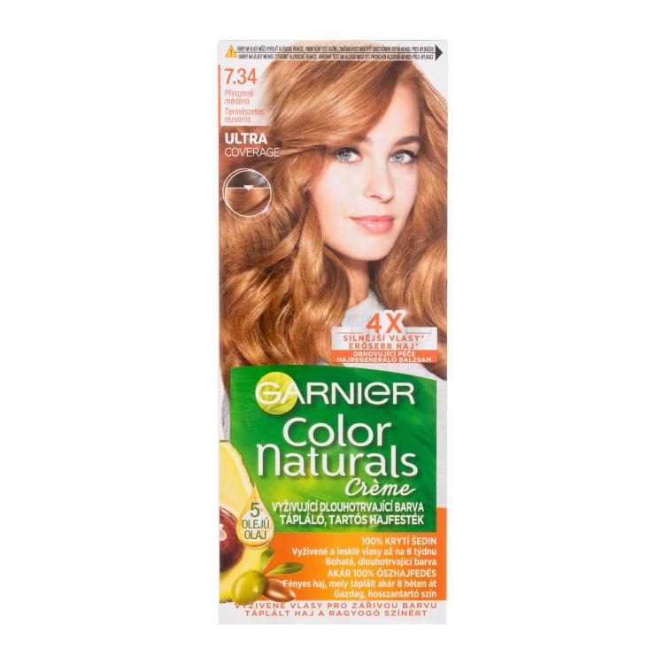 Garnier Color Naturals Créme Boja za kosu za žene 40 ml Nijansa 7,34 Natural Copper oštećena kutija