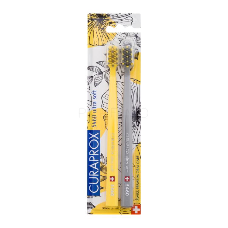 Curaprox 5460 Ultra Soft Duo Yellow/Grey Edition Zubna četkica set