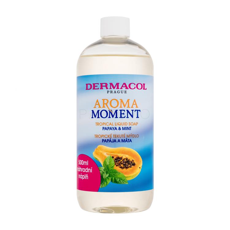 Dermacol Aroma Moment Papaya &amp; Mint Tropical Liquid Soap Tekući sapun punilo 500 ml