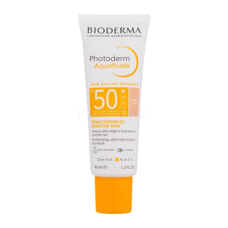 BIODERMA Photoderm Aquafluid Tinted SPF50+ Proizvod za zaštitu lica od sunca 40 ml Nijansa Light