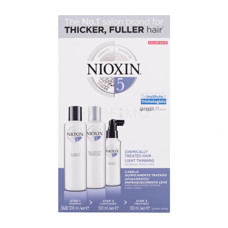Nioxin System 5 Poklon set šampon System 5 Cleanser Shampoo 300 ml + regenerator System 5 Revitalising Conditioner 300 ml + njega za kosu System 5 Scalp &amp; Hair Treatment 100 ml