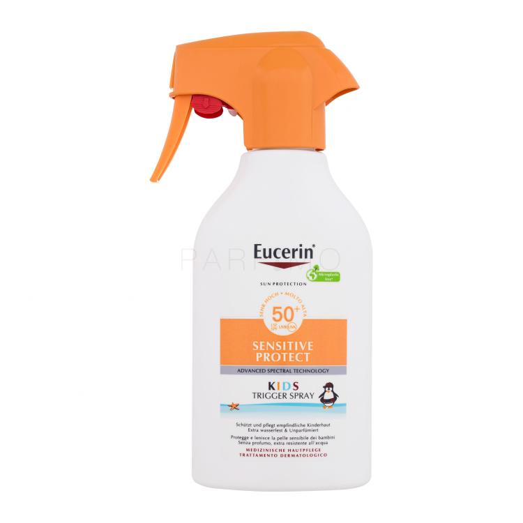 Eucerin Sun Kids Sensitive Protect Sun Spray SPF50+ Proizvod za zaštitu od sunca za tijelo za djecu 250 ml
