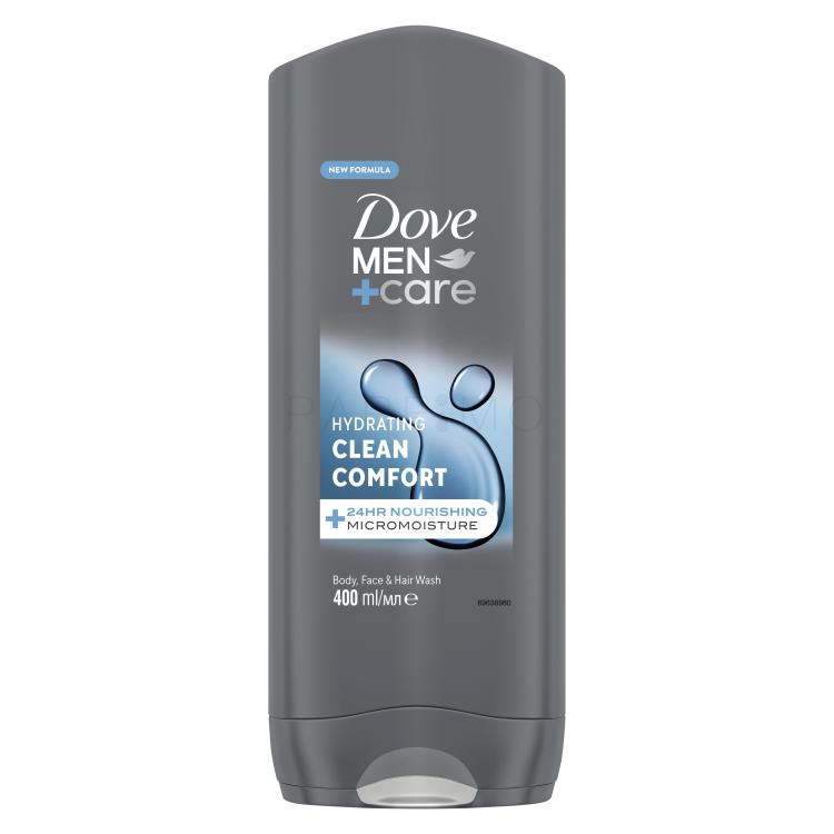 Dove Men + Care Hydrating Clean Comfort Gel za tuširanje za muškarce 400 ml