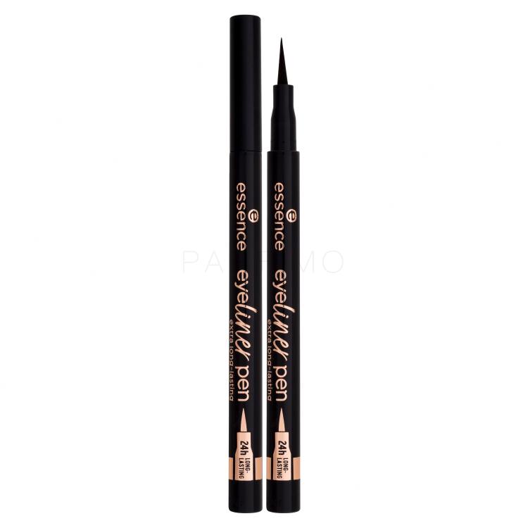 Essence Eyeliner Pen Extra Long-Lasting Waterproof Tuš za oči za žene 1,1 ml Nijansa 010 Blackest Black