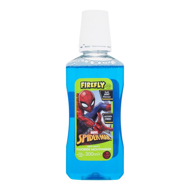 Marvel Spiderman Firefly Anti-Cavity Fluoride Mouthwash Vodice za ispiranje usta za djecu 300 ml