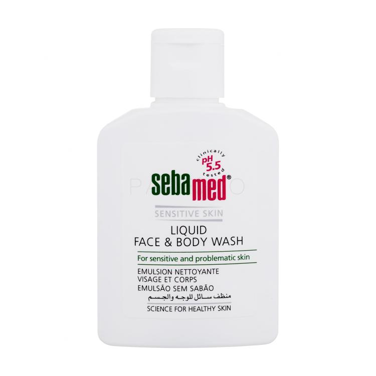 SebaMed Sensitive Skin Face &amp; Body Wash Tekući sapun za žene 50 ml