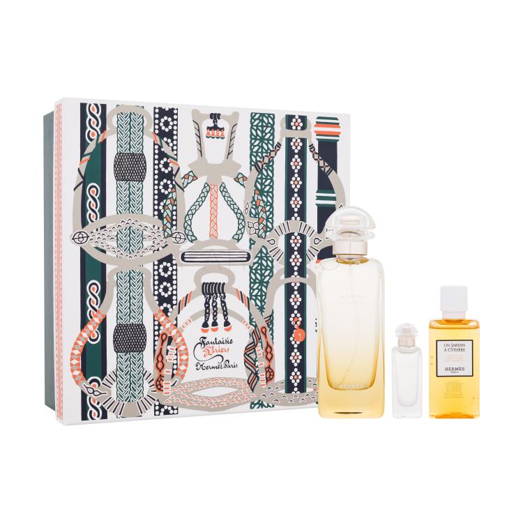 Hermes Un Jardin à Cythère Fantaisie d&#039;Etriers Poklon set toaletna voda 100 ml + toaletna voda 7,5 ml + gel za tuširanje 40 ml