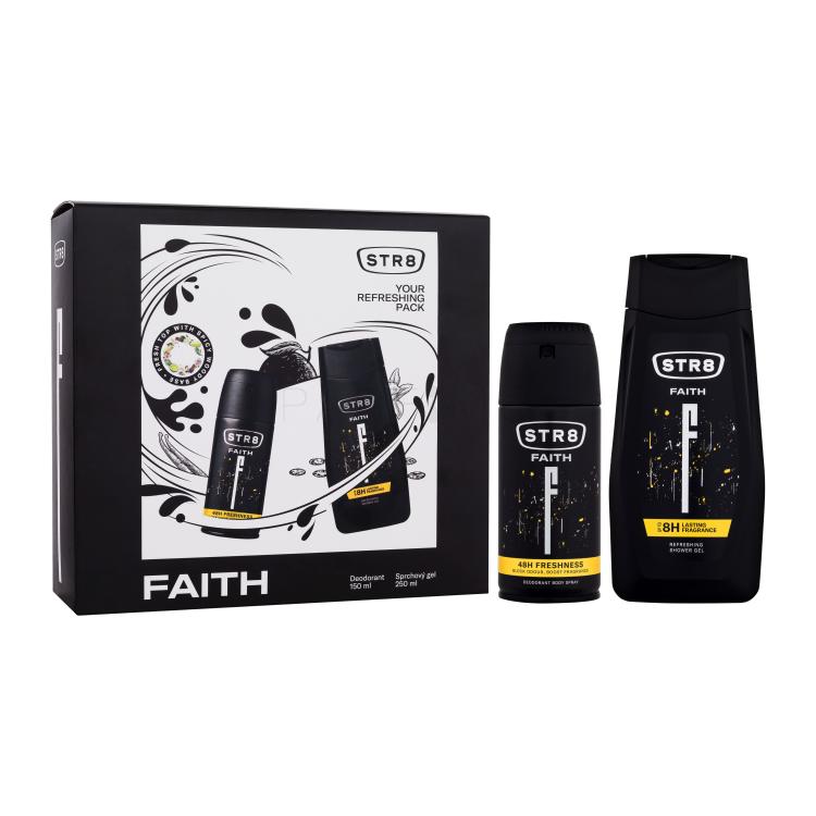 STR8 Faith 48h Poklon set dezodorans 150 ml + gel za tuširanje 250 ml