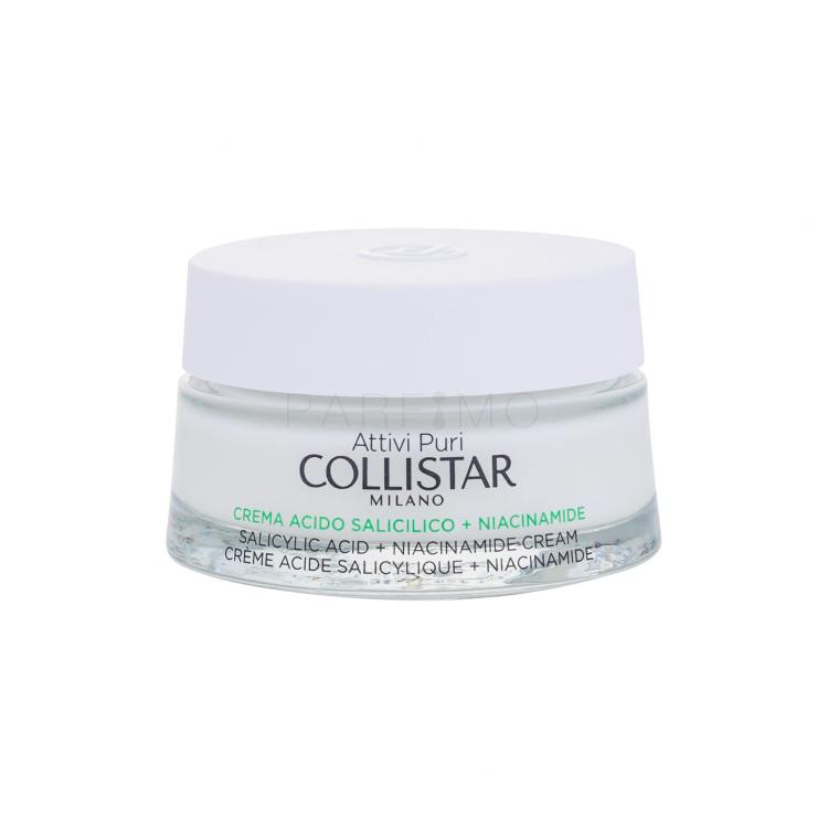 Collistar Pure Actives (Attivi Puri) Salicylic Acid + Niacinamide Cream Dnevna krema za lice za žene 50 ml