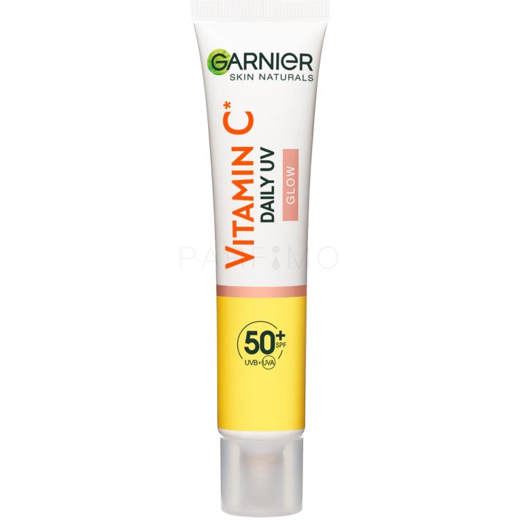 Garnier Skin Naturals Vitamin C Daily UV Glow SPF50+ Dnevna krema za lice za žene 40 ml