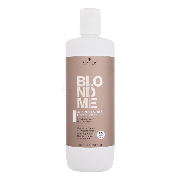 Schwarzkopf Professional Blond Me All Blondes Detox Shampoo Šampon za žene 1000 ml