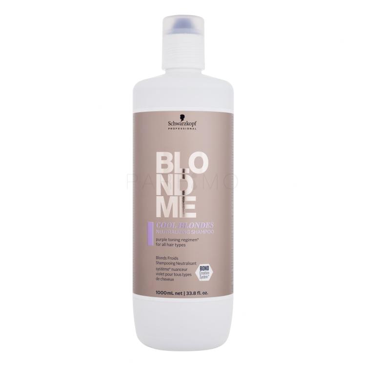 Schwarzkopf Professional Blond Me Cool Blondes Neutralizing Shampoo Šampon za žene 1000 ml