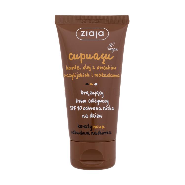 Ziaja Cupuacu Bronzing Nourishing Cream SPF10 Proizvod za samotamnjenje za žene 50 ml