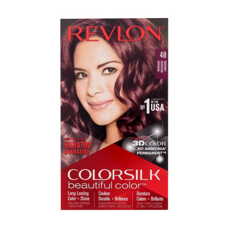 Revlon Colorsilk Beautiful Color Boja za kosu za žene 59,1 ml Nijansa 48 Burgundy