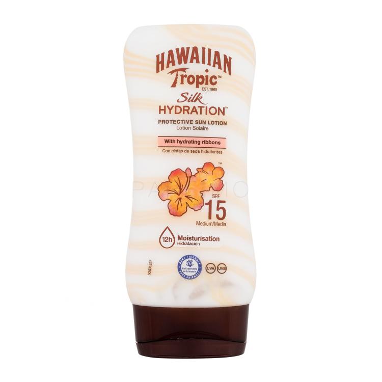 Hawaiian Tropic Silk Hydration Protective Sun Lotion SPF15 Proizvod za zaštitu od sunca za tijelo 180 ml