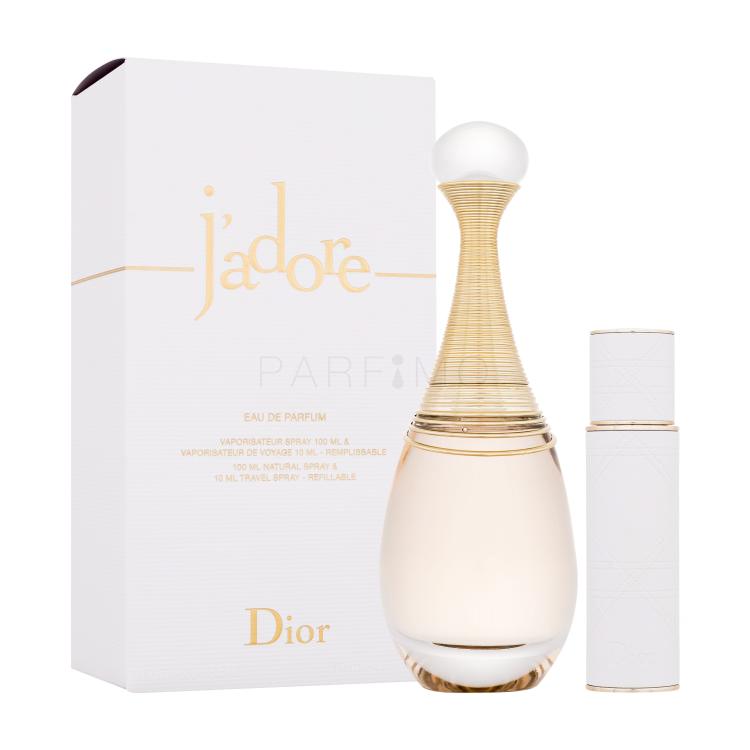 Christian Dior J&#039;adore Poklon set parfemska voda 100 ml + parfemska voda u bočici za ponovno punjenje 10 ml