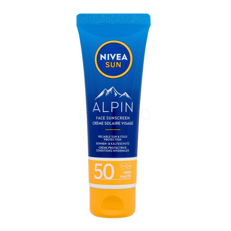 Nivea Sun Alpin Face Sunscreen SPF50 Proizvod za zaštitu lica od sunca 50 ml