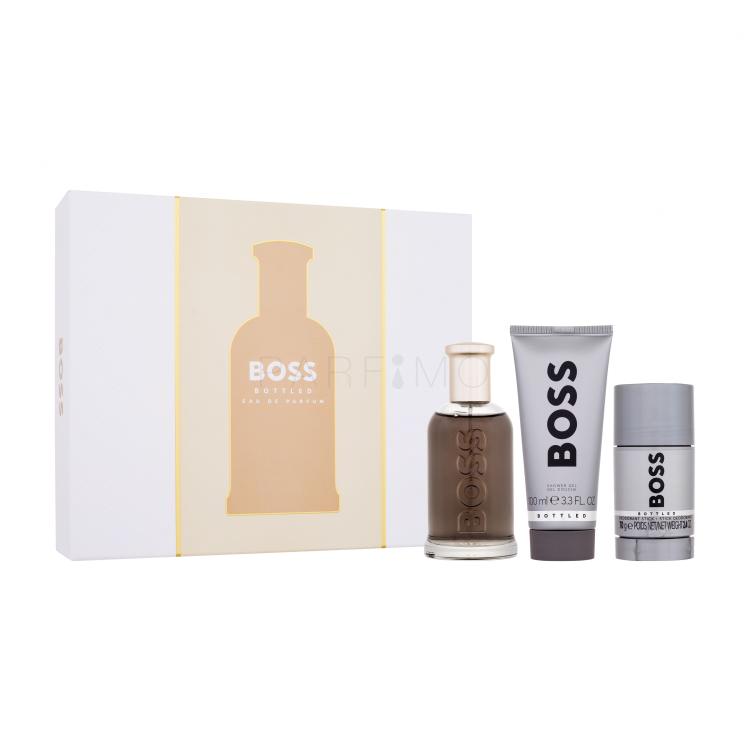 HUGO BOSS Boss Bottled Poklon set parfemska voda 100 ml + gel za tuširanje 100 ml + dezodorans u stiku 75 ml