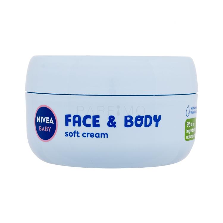 Nivea Baby Face &amp; Body Soft Cream Dnevna krema za lice za djecu 200 ml