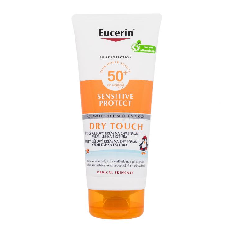 Eucerin Sun Kids Sensitive Protect Dry Touch Gel-Cream SPF50+ Proizvod za zaštitu od sunca za tijelo za djecu 200 ml