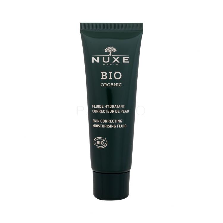 NUXE Bio Organic Skin Correcting Moisturising Fluid Gel za lice za žene 50 ml oštećena bočica
