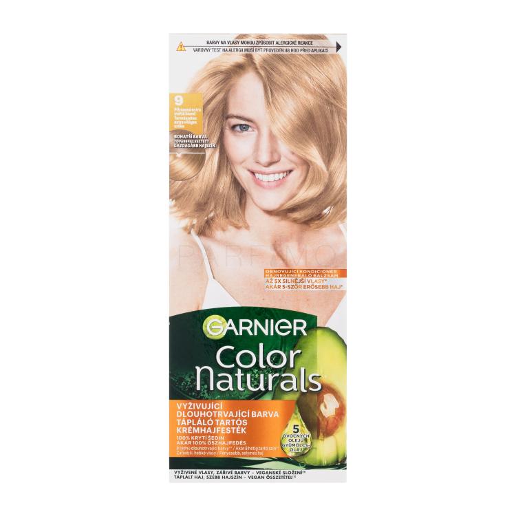 Garnier Color Naturals Boja za kosu za žene 40 ml Nijansa 9 Natural Extra Light Blonde oštećena kutija