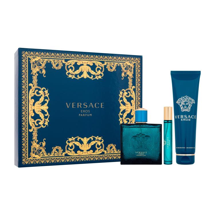 Versace Eros Poklon set parfem 100 ml + parfem 10 ml + gel za tuširanje 150 ml
