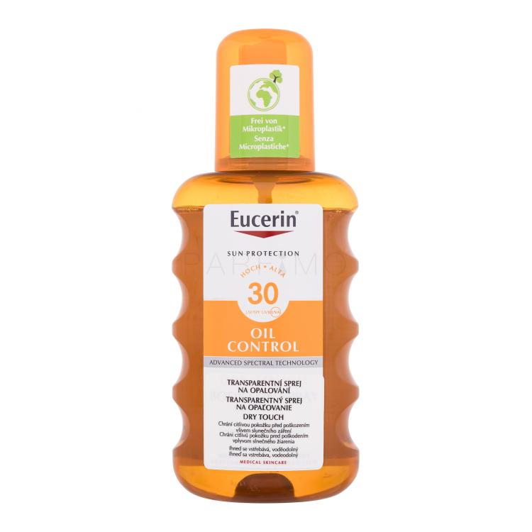 Eucerin Sun Oil Control Dry Touch Transparent Spray SPF30 Proizvod za zaštitu od sunca za tijelo 200 ml