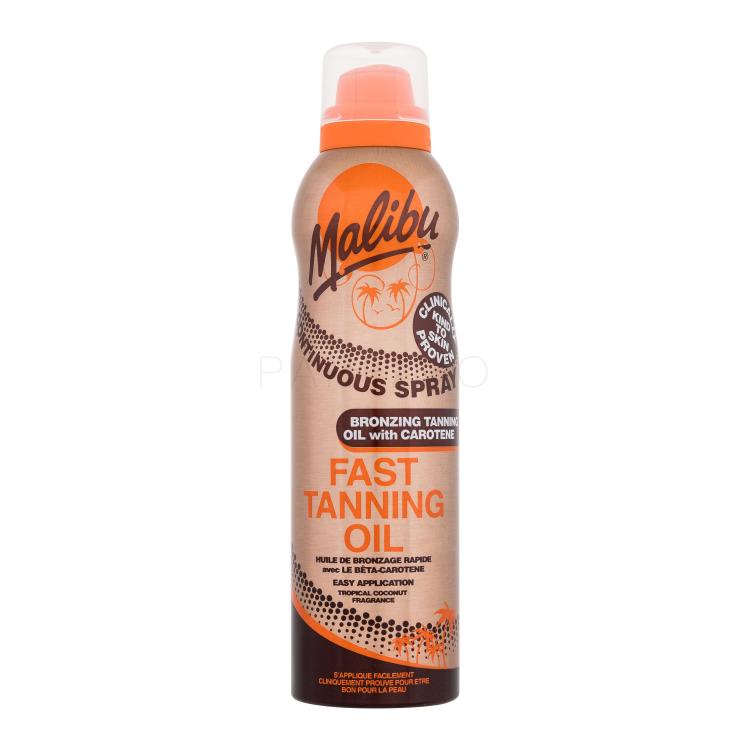 Malibu Continuous Spray Fast Tannin Oil With Carotene Proizvod za zaštitu od sunca za tijelo 175 ml