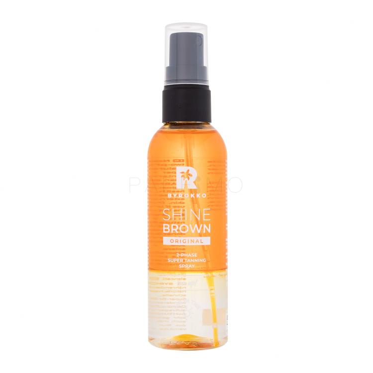Byrokko Shine Brown Original 2-Phase Super Tanning Spray Proizvod za zaštitu od sunca za tijelo za žene 104 ml