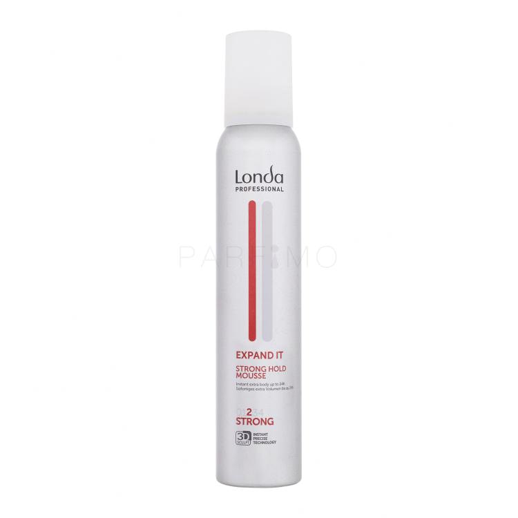 Londa Professional Expand It Strong Hold Mousse Stiliranje kose za žene 200 ml